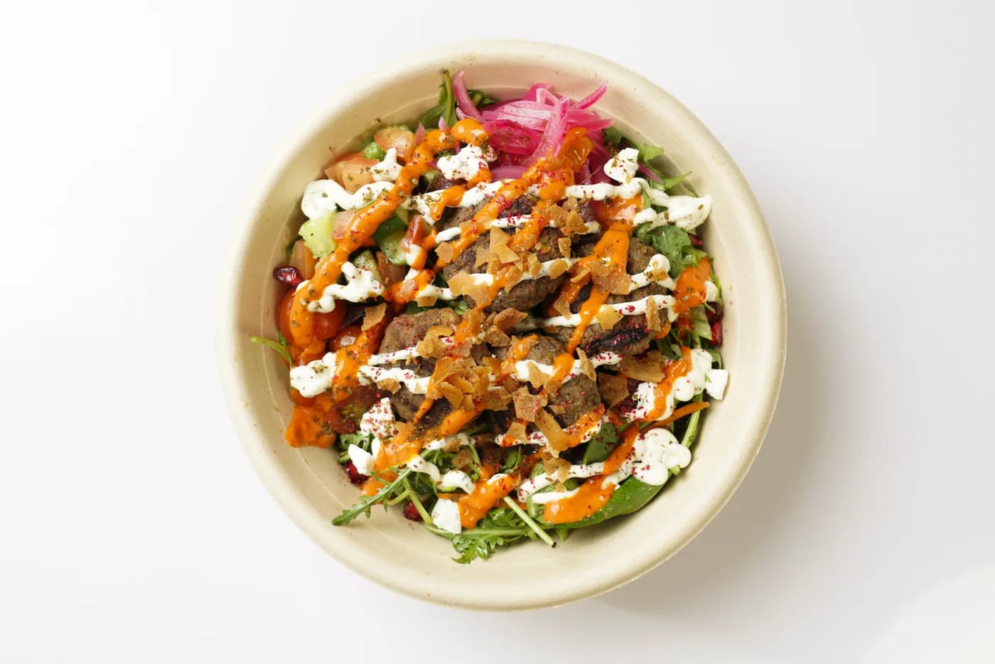 Kofta Greek Salad